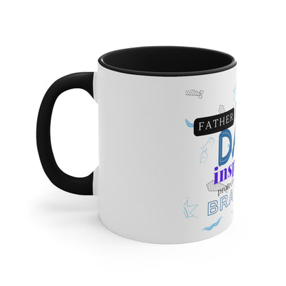 "Best Dad" Accent Coffee Mug, 11oz