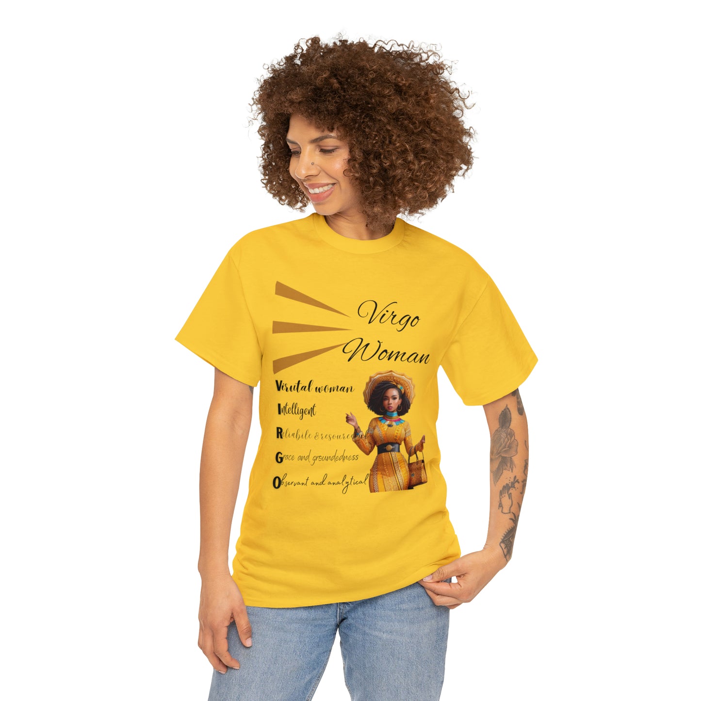 Virgo Woman Heavy Cotton Tee