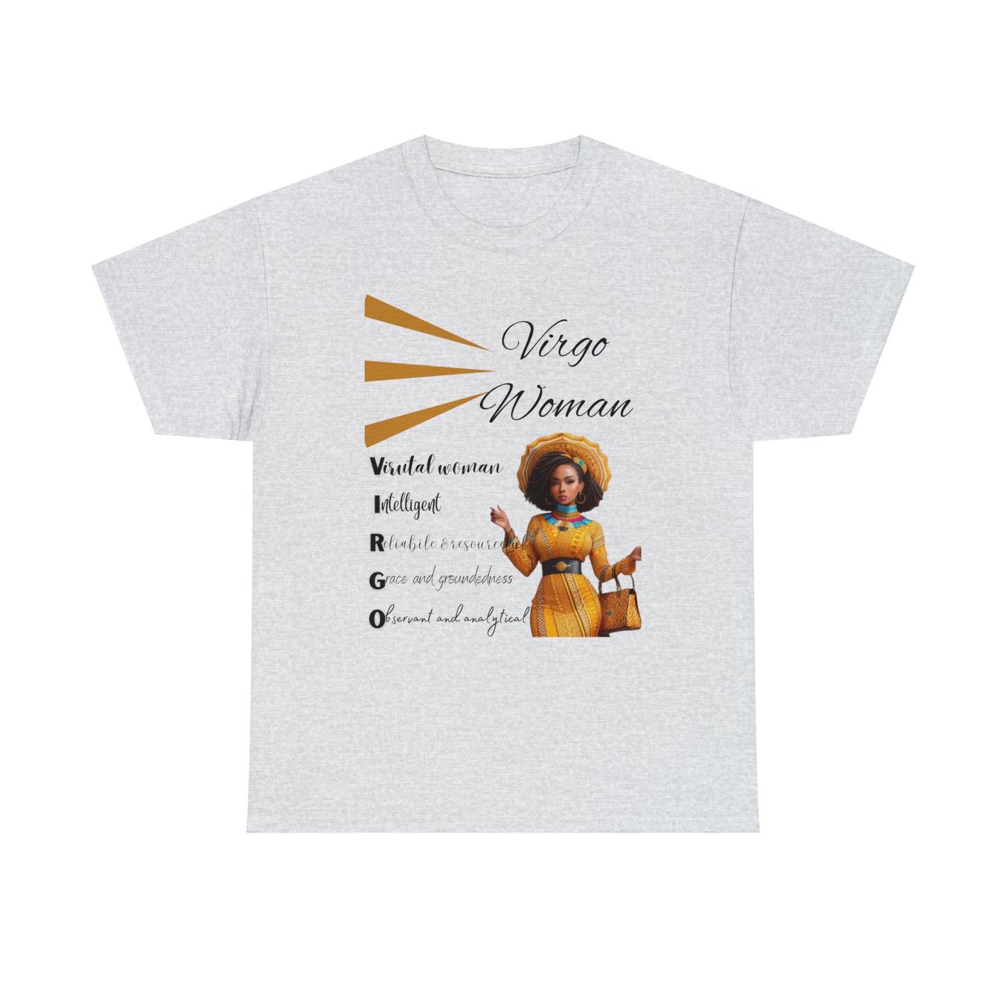 Virgo Woman Heavy Cotton Tee