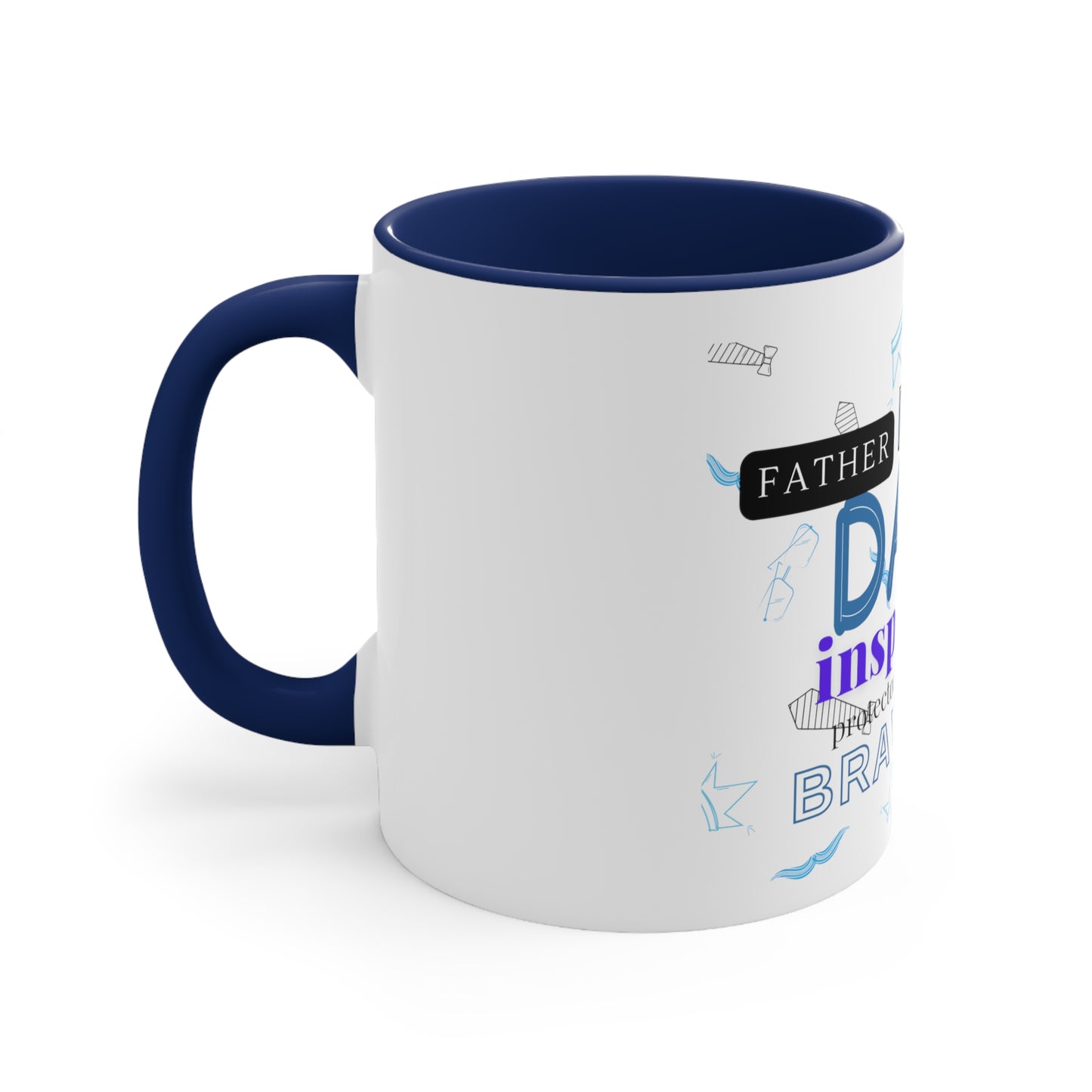 "Best Dad" Accent Coffee Mug, 11oz