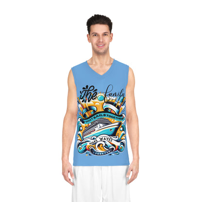 "A Family that Sails Together" Basketball Jersey