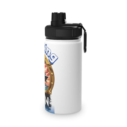 Family Cruise Stainless Steel Water Bottle, Sports Lid