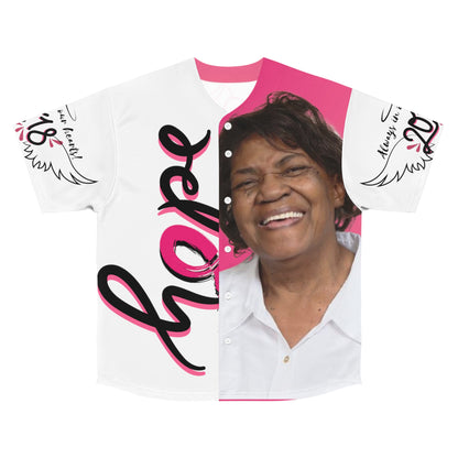 Customized "Friend" breast cancer Baseball Jersey (AOP)