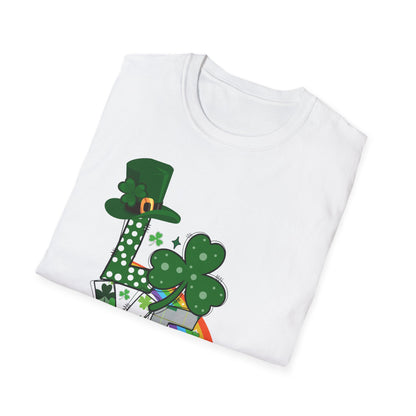 Festive St. Patrick’s Day LOVE T-Shirt – Lucky Shamrock & Pot of Gold Design 🍀🌈