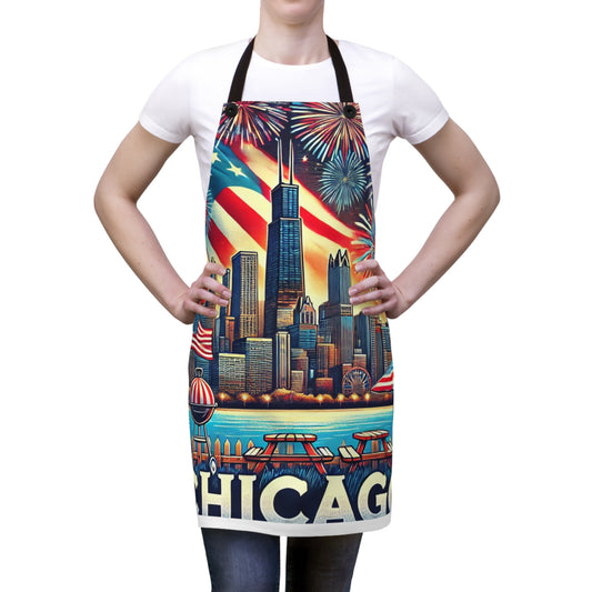 Chicago 4th of July Apron (AOP)