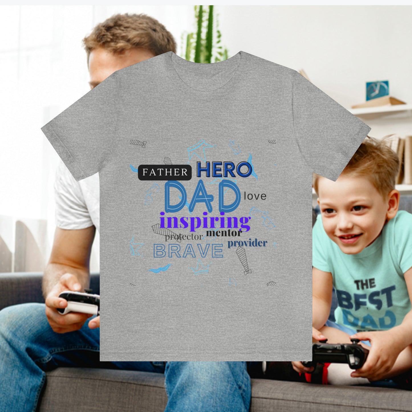 The best dad ever Short Sleeve Tee