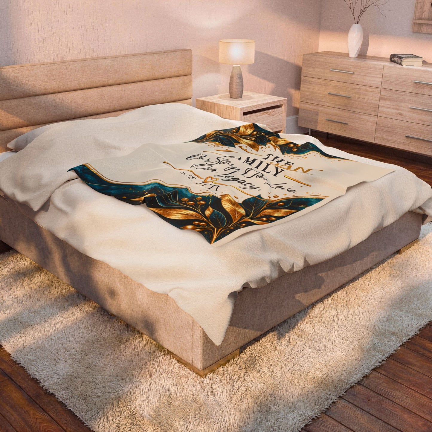 Personalized Family Keepsake Blanket – Our Story, Our Love, Our Legacy