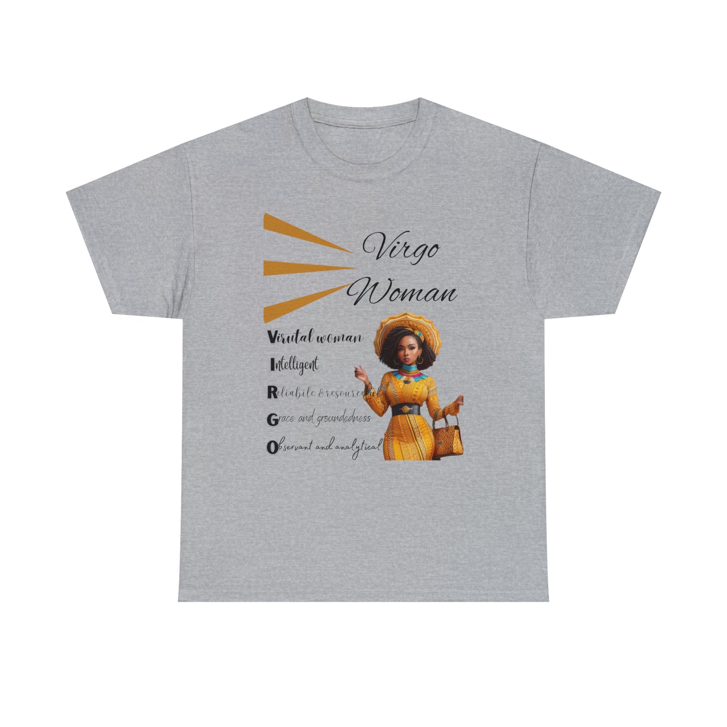 Virgo Woman Heavy Cotton Tee