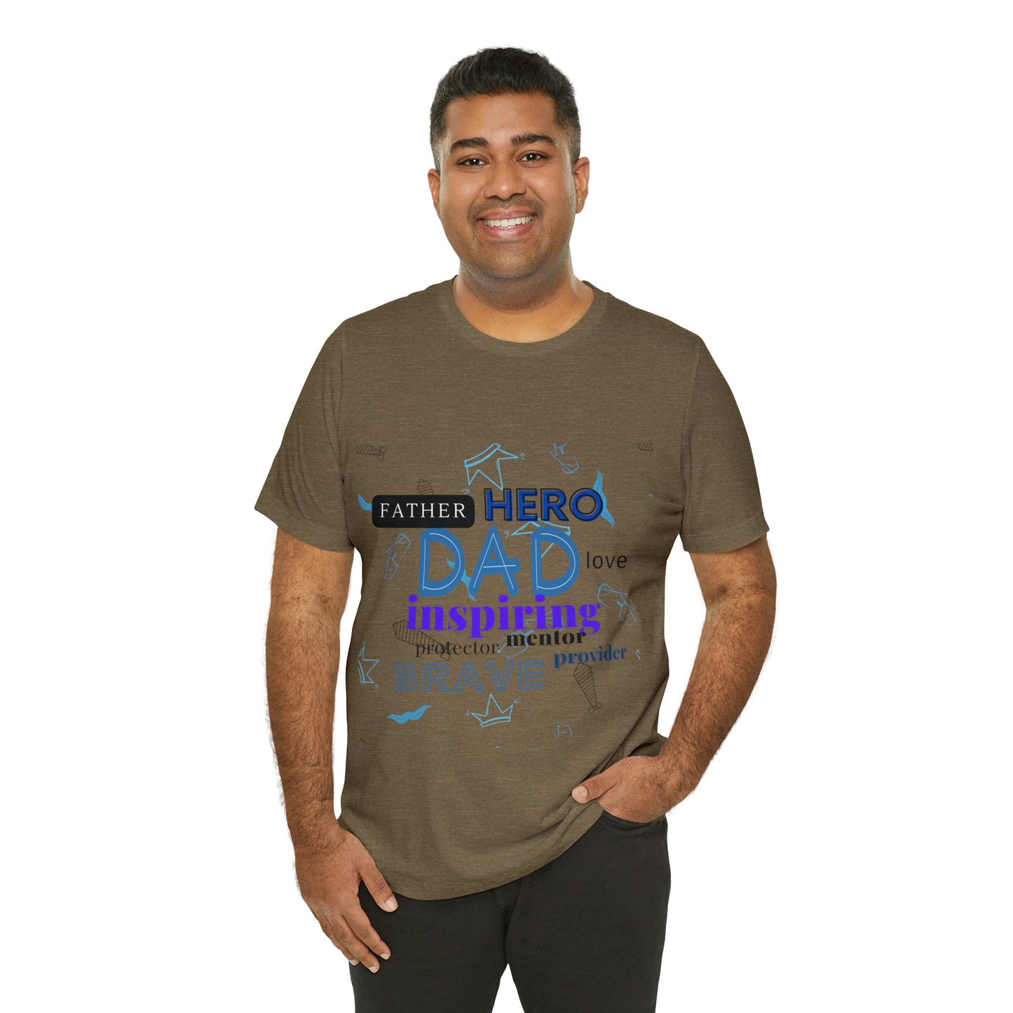 The best dad ever Short Sleeve Tee