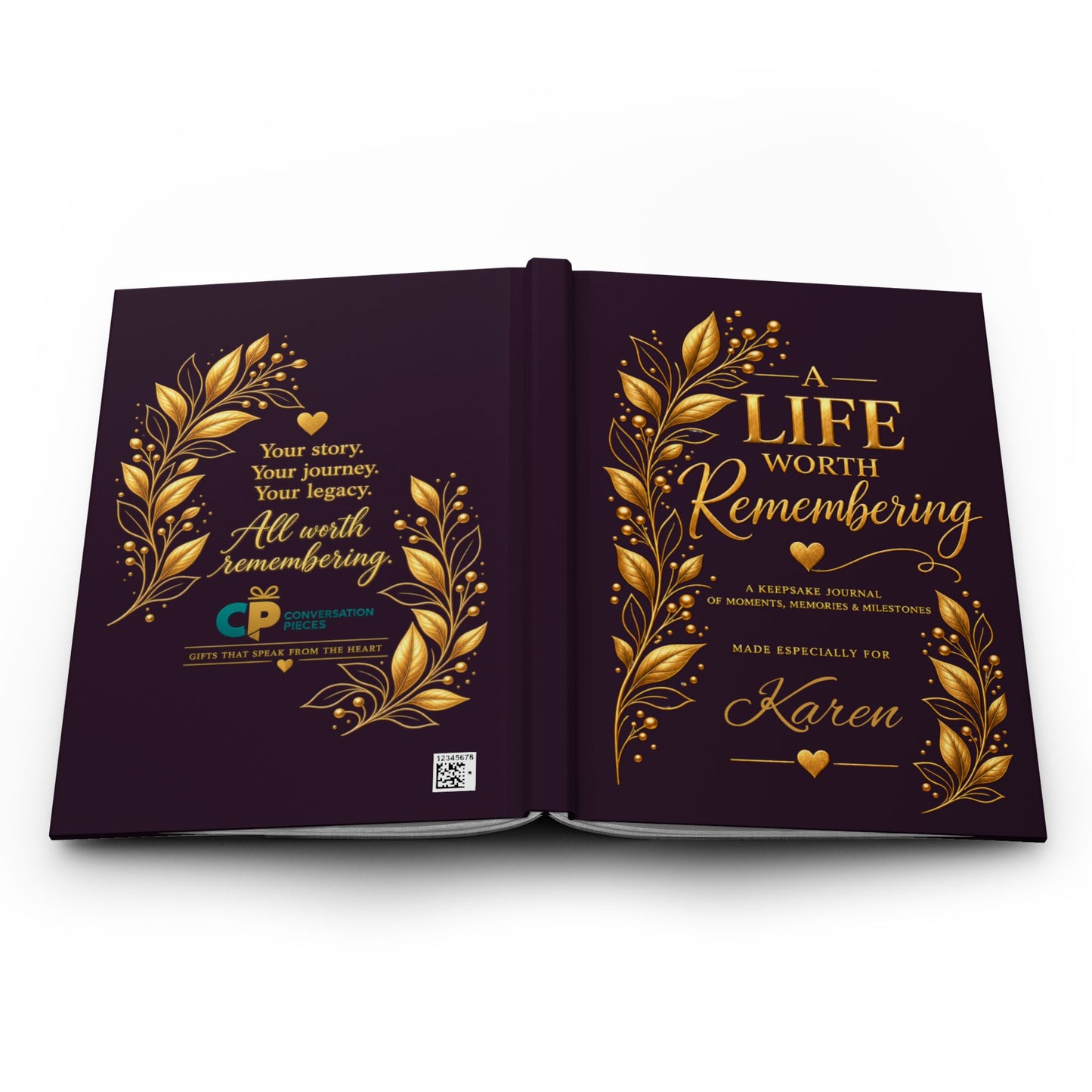Personalized Keepsake Journal – The Story Is Yours™ | Custom Name Memory Journal