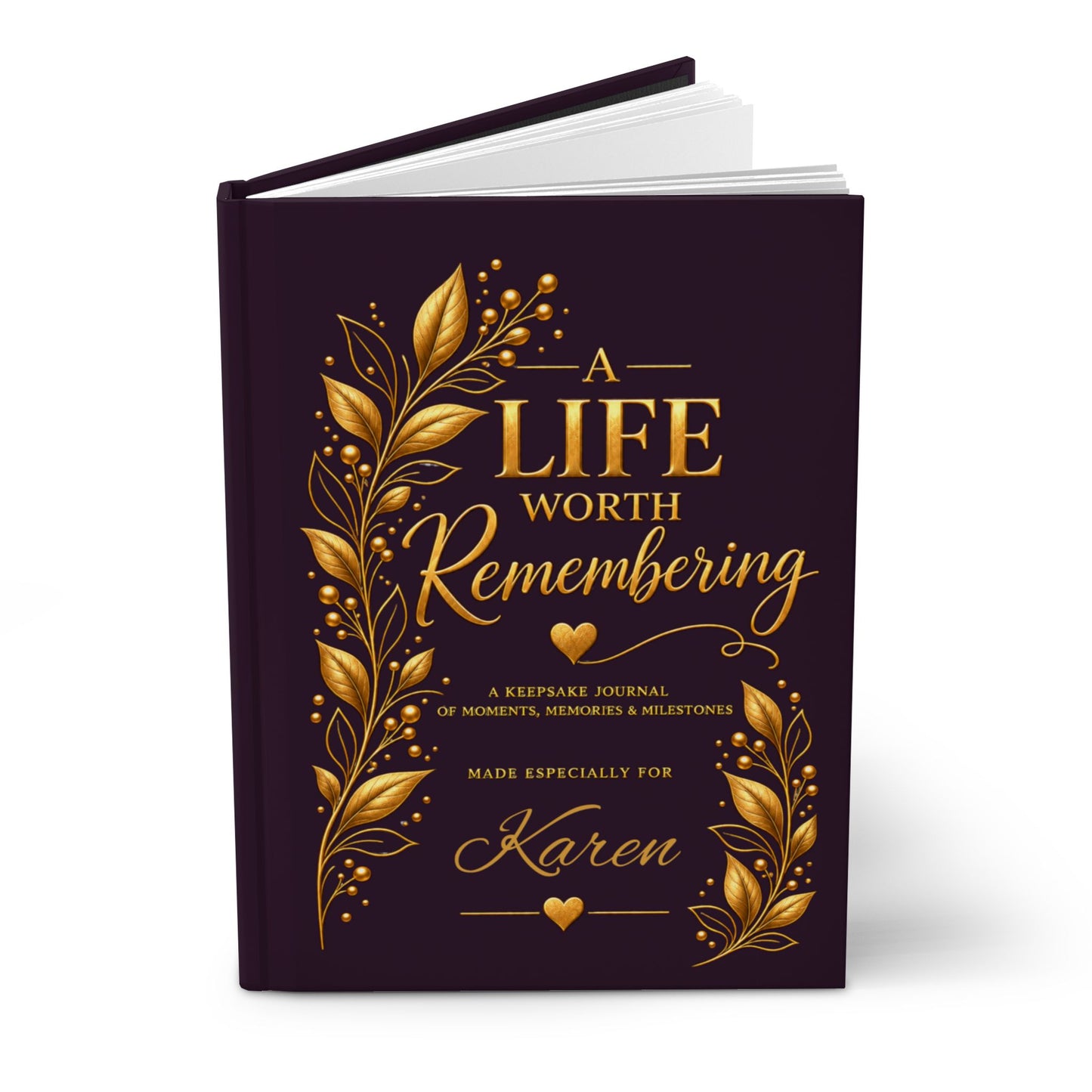 Personalized Keepsake Journal – The Story Is Yours™ | Custom Name Memory Journal