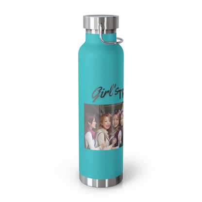 "Girl's Trip" Copper Vacuum Insulated Bottle, 22oz