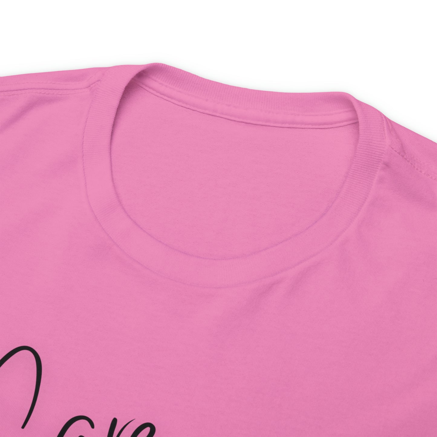 Caregiver Breast Cancer Awareness Unisex Heavy Cotton Tee