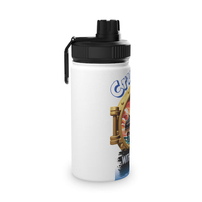 Family Cruise Stainless Steel Water Bottle, Sports Lid