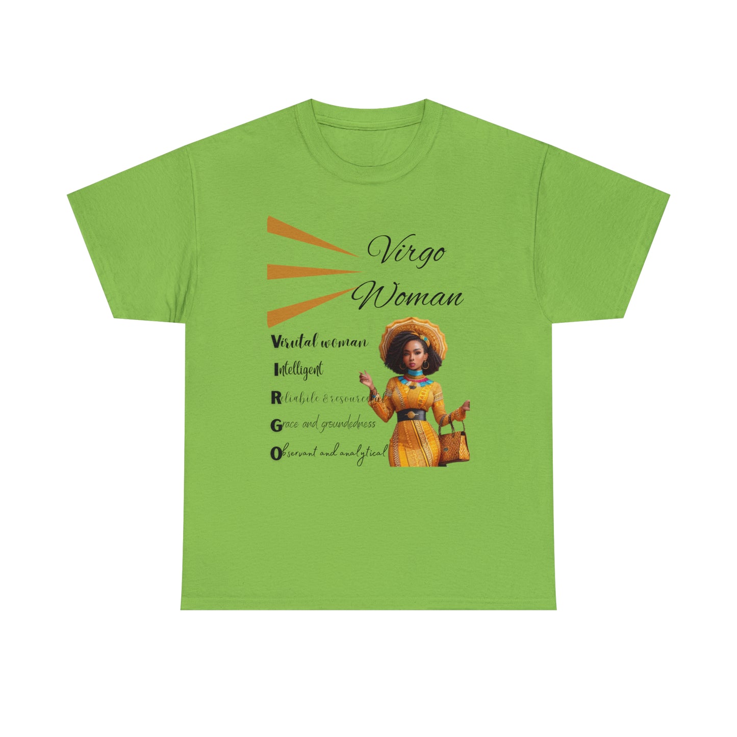 Virgo Woman Heavy Cotton Tee