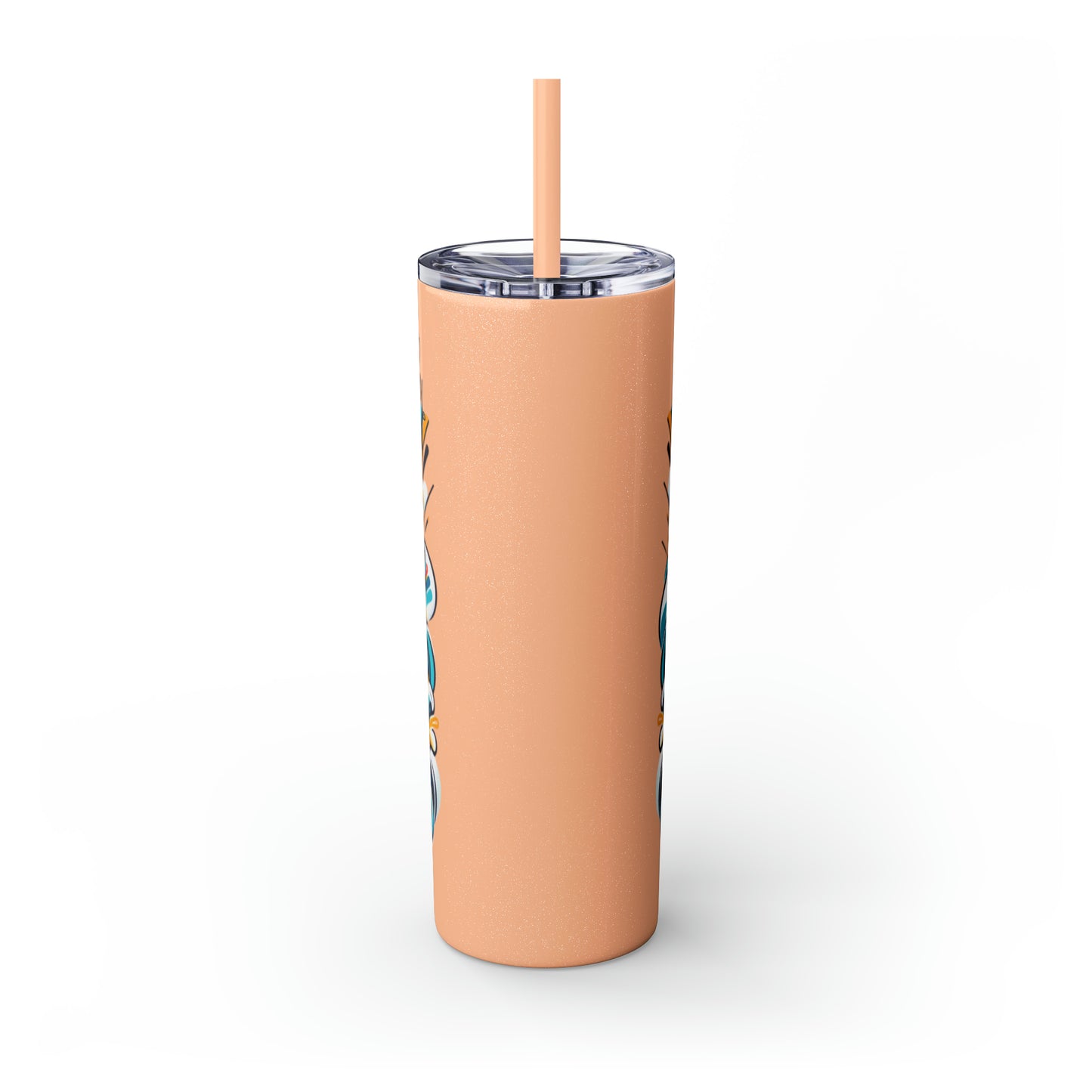 "A Family that Sails Together" Skinny Tumbler with Straw, 20oz