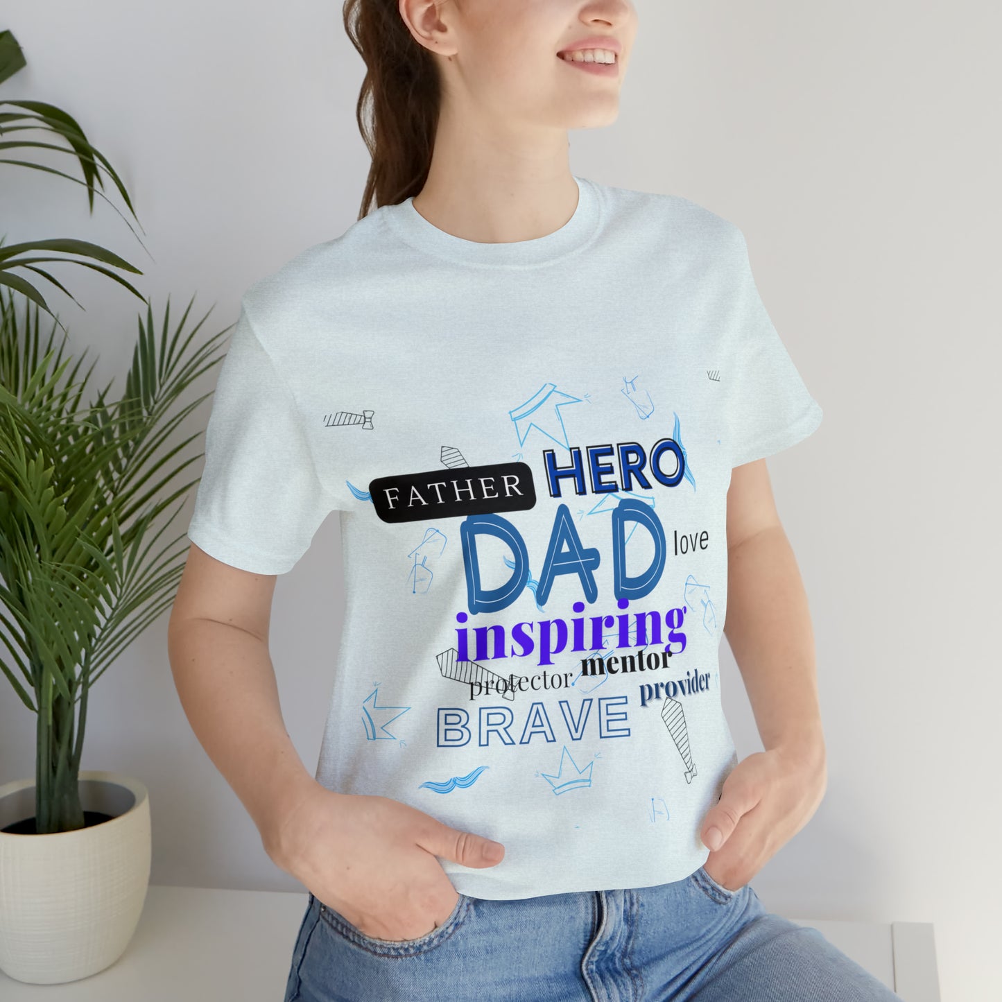 The best dad ever Short Sleeve Tee