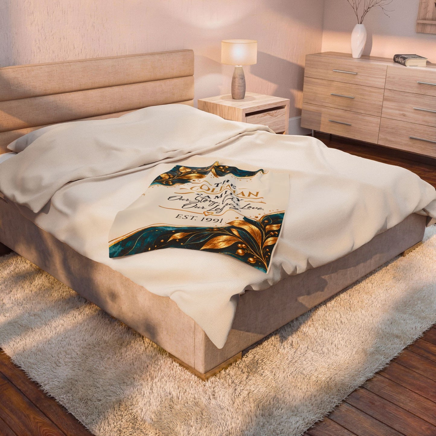 Personalized Family Keepsake Blanket – Our Story, Our Love, Our Legacy