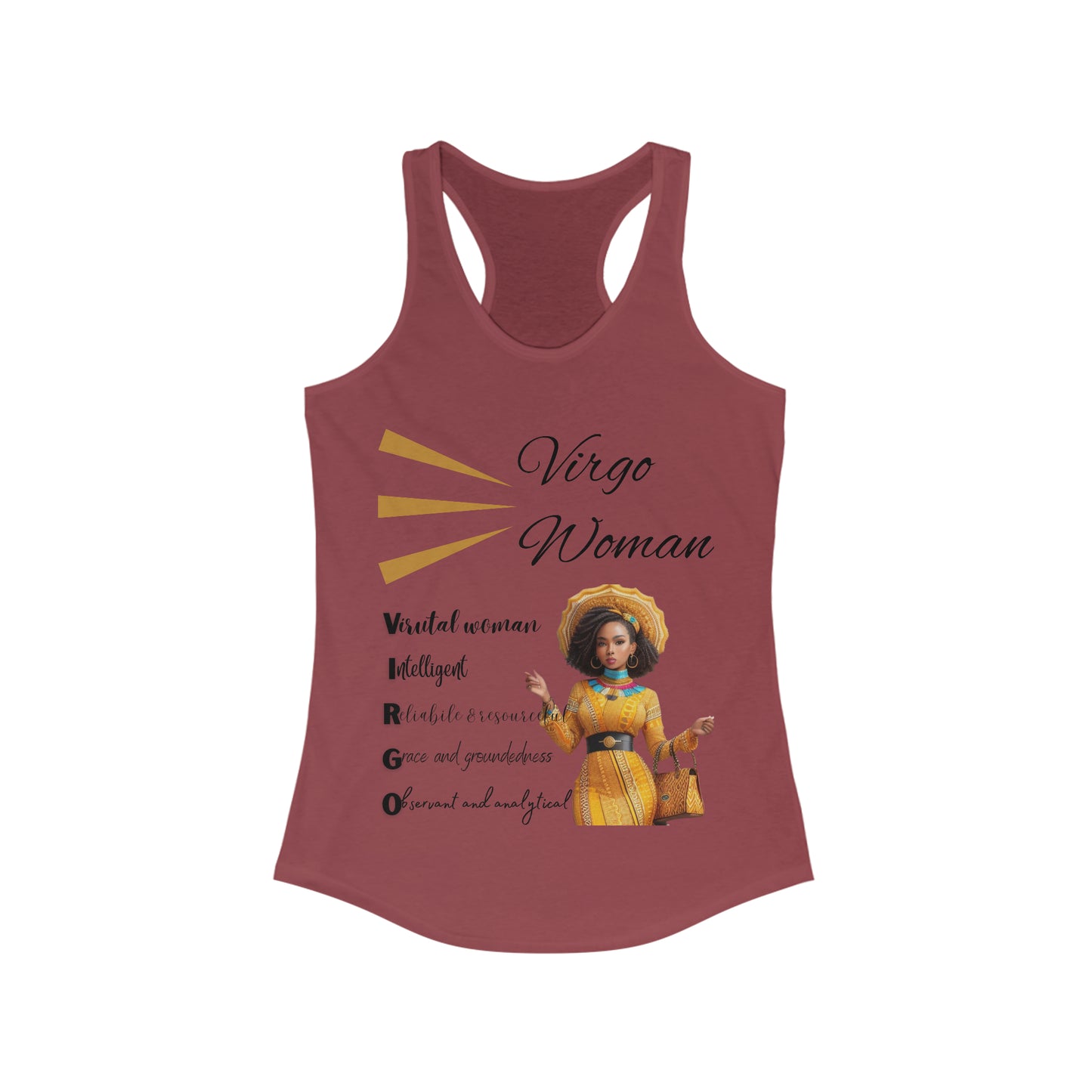 Virgo Woman: Racerback Tank