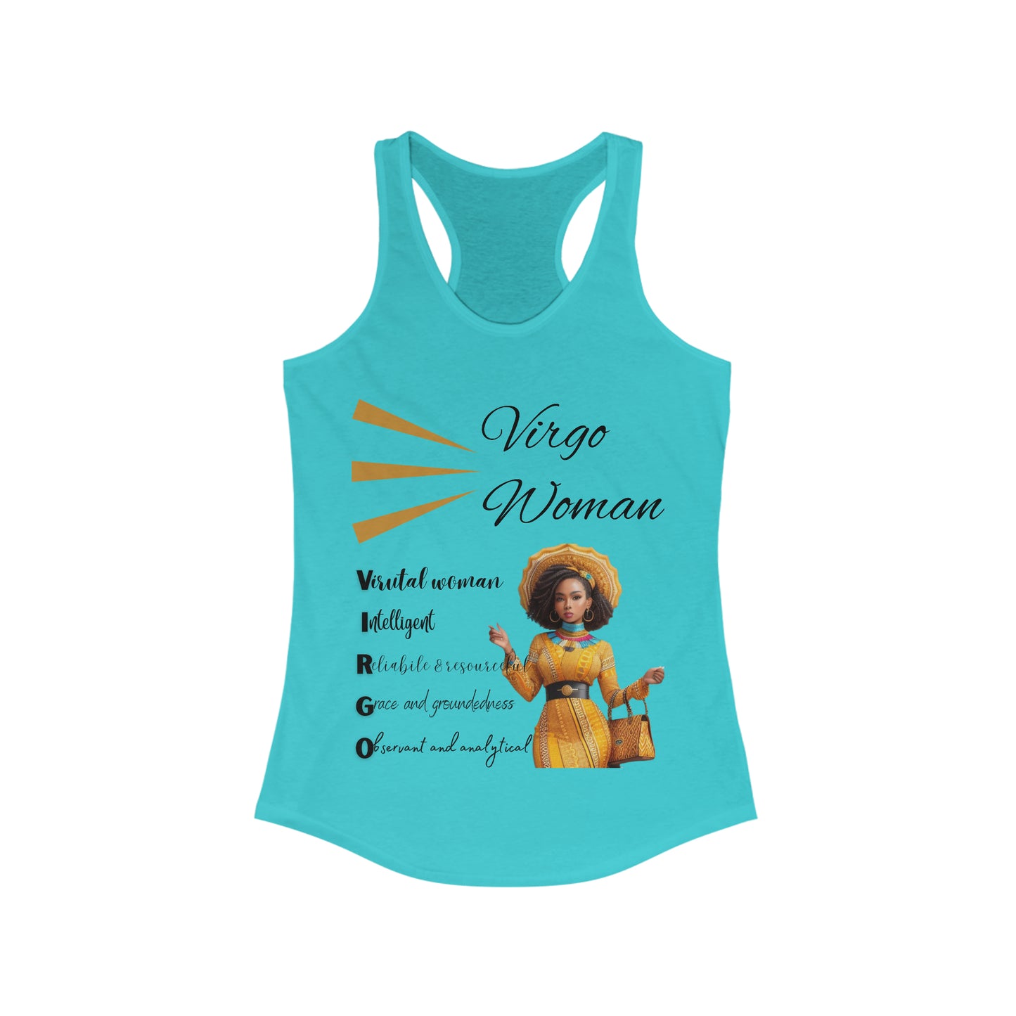 Virgo Woman: Racerback Tank