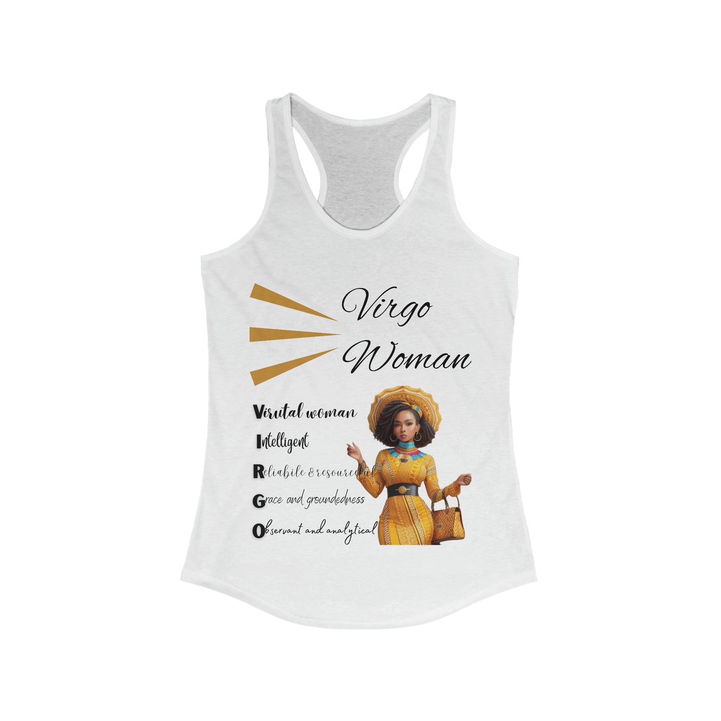 Virgo Woman: Racerback Tank