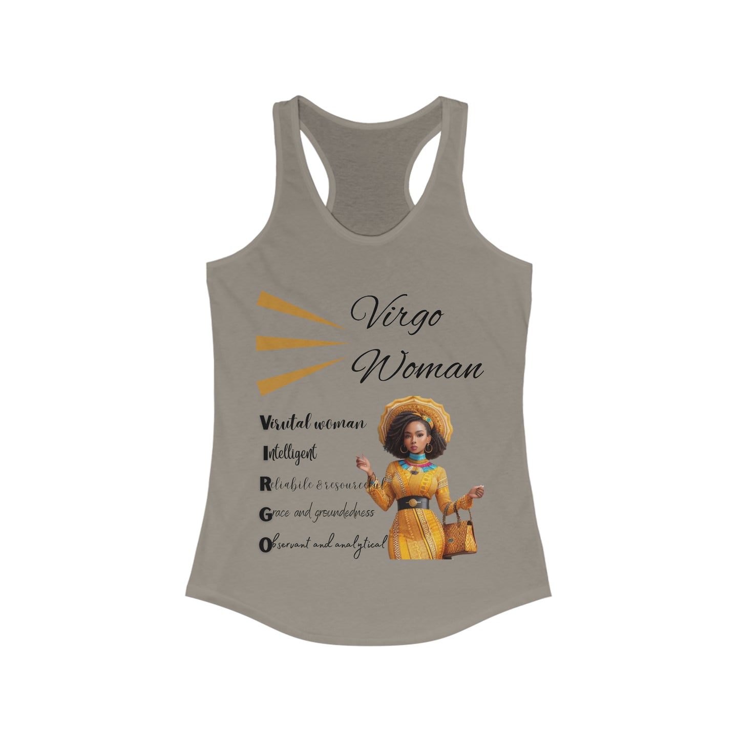 Virgo Woman: Racerback Tank