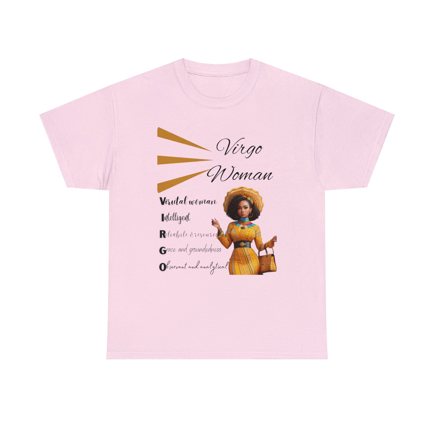 Virgo Woman Heavy Cotton Tee