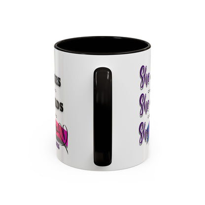 Empowering Lady Boss Mug - Colorful 11oz & 15oz Coffee Cup