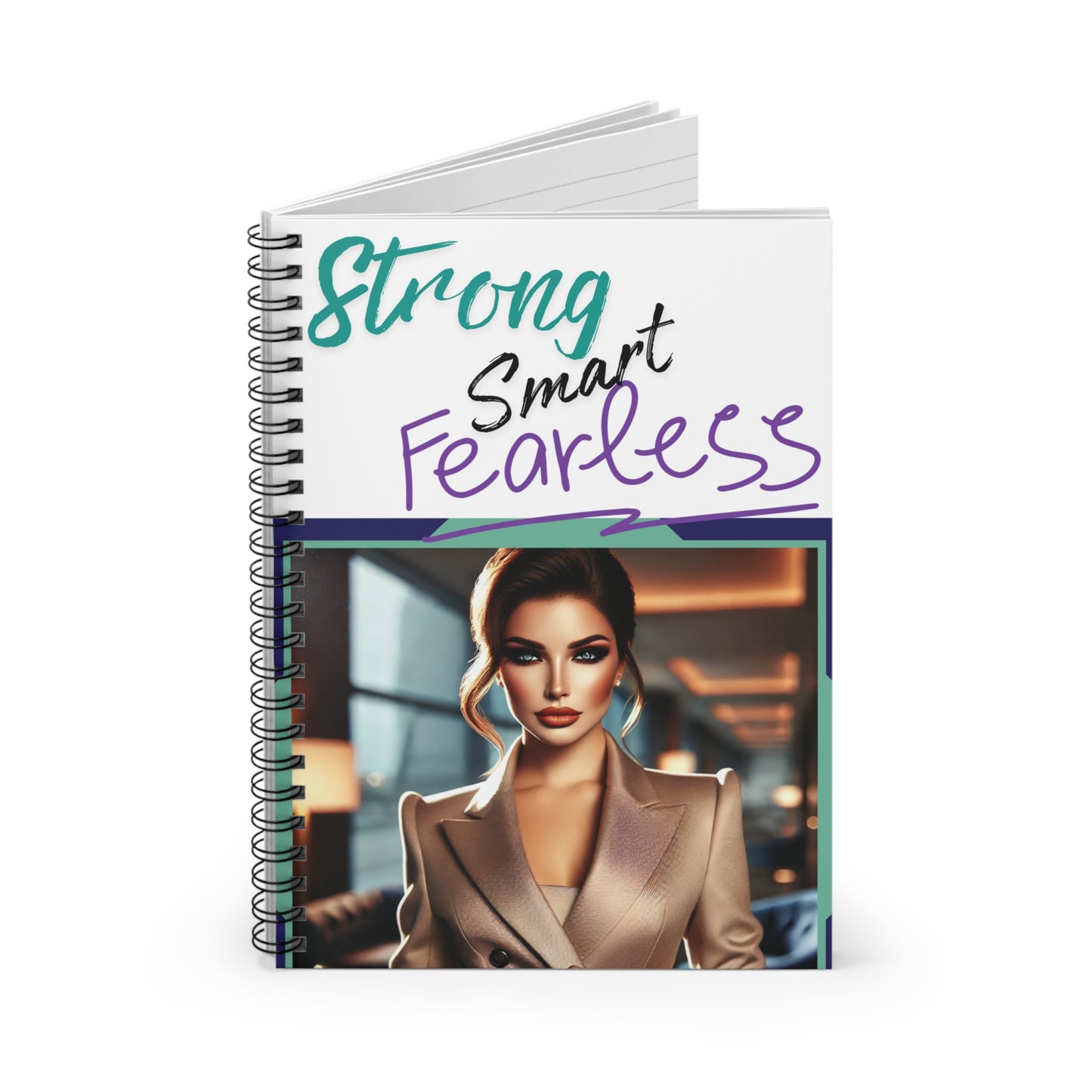 Strong, Smart, Fearless Women's History Month Notebook – Empowering Journal for Women & Girls