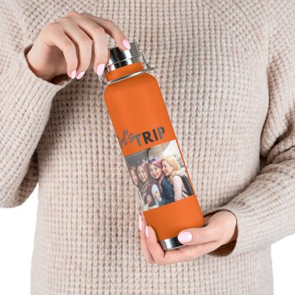 "Girl's Trip" Copper Vacuum Insulated Bottle, 22oz