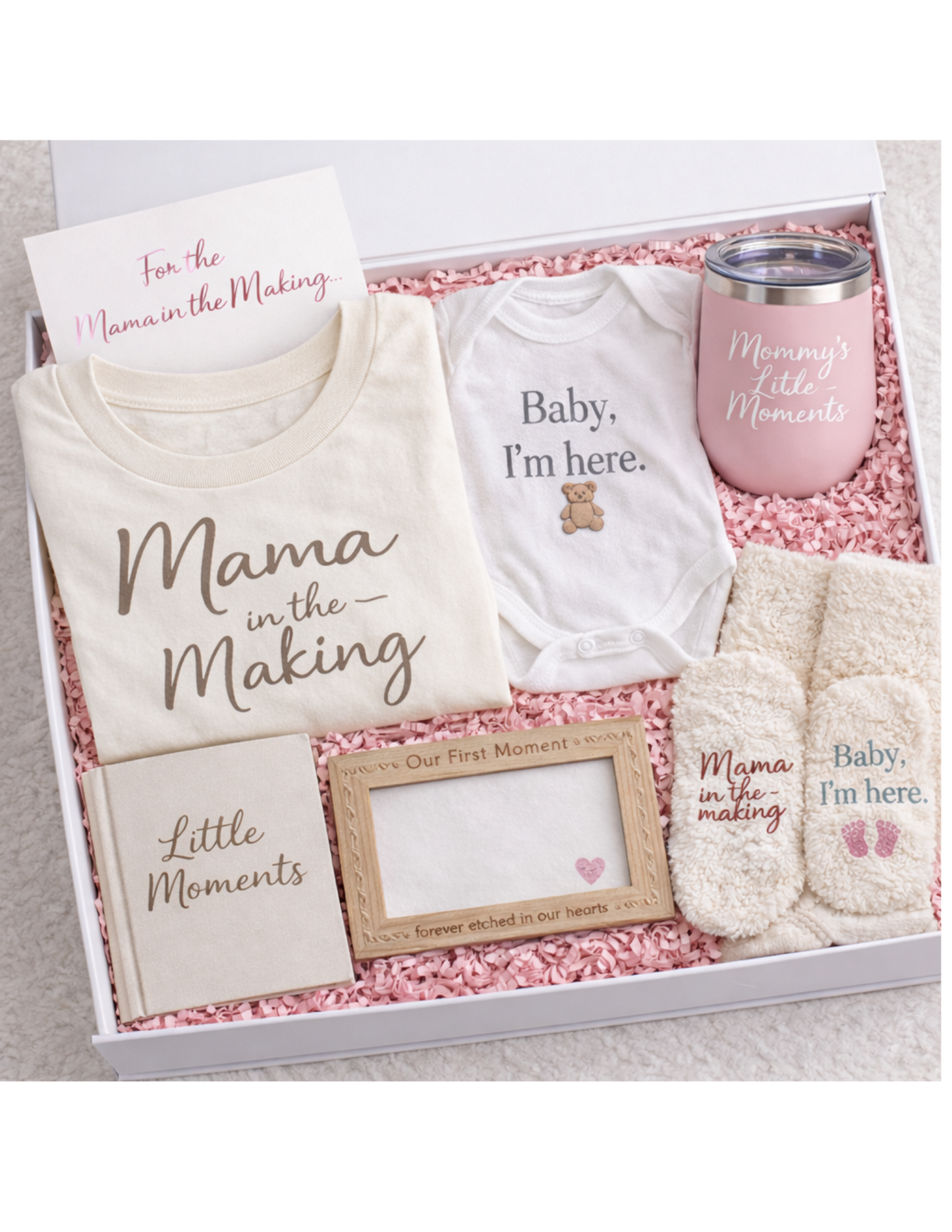 Mama in the Making Gift Box™ | Baby Shower Gift for Mom & Baby | Unique Pregnancy Gift Set