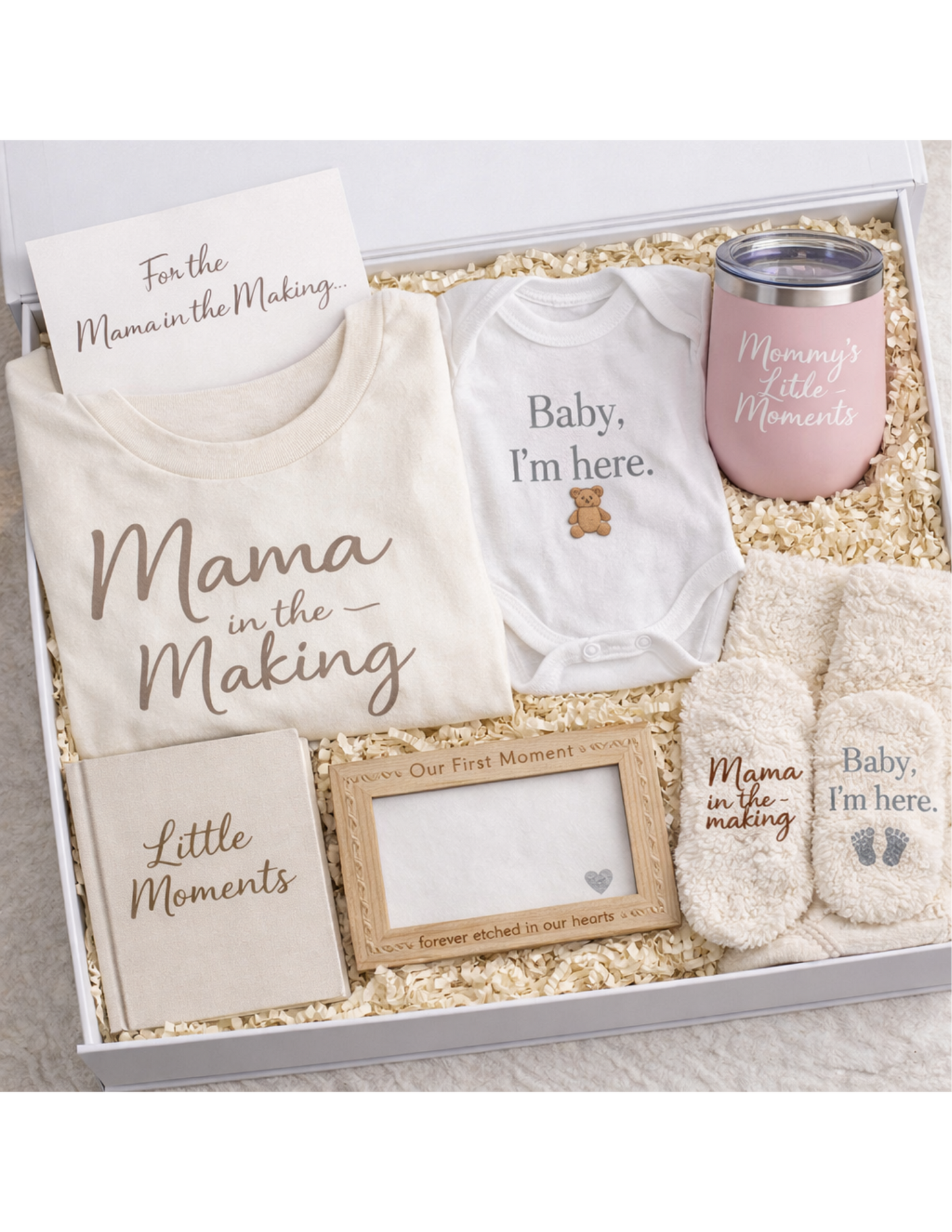 Mama in the Making Gift Box™ | Baby Shower Gift for Mom & Baby | Unique Pregnancy Gift Set