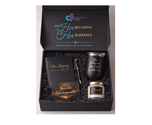 Legacy Gift Box for Women – Inspirational Journal, Tumbler & Self Care Gift Set for Birthdays, Milestones & Personal Growth