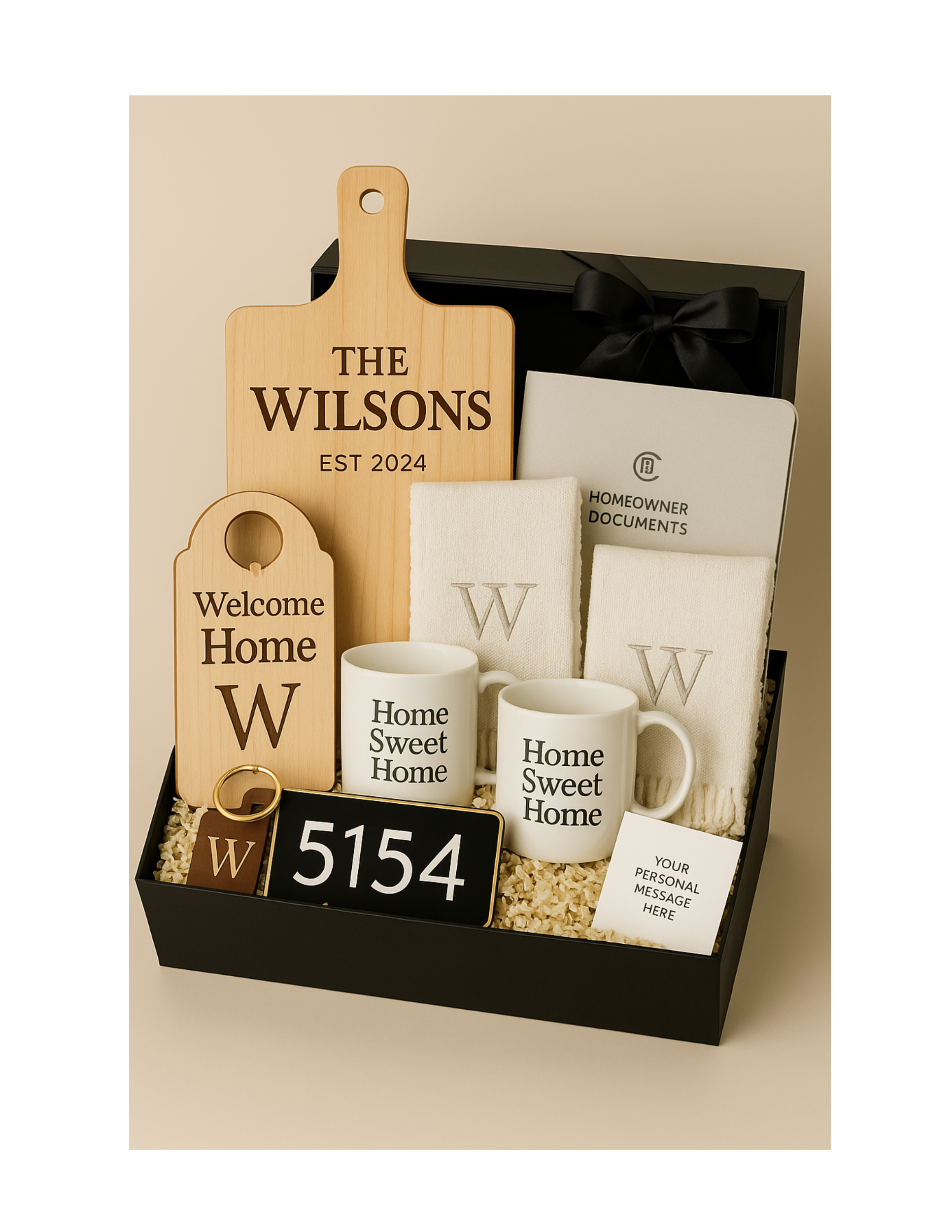 Haven Luxe Box – Premium Personalized Housewarming Gift Set for New Homeowners