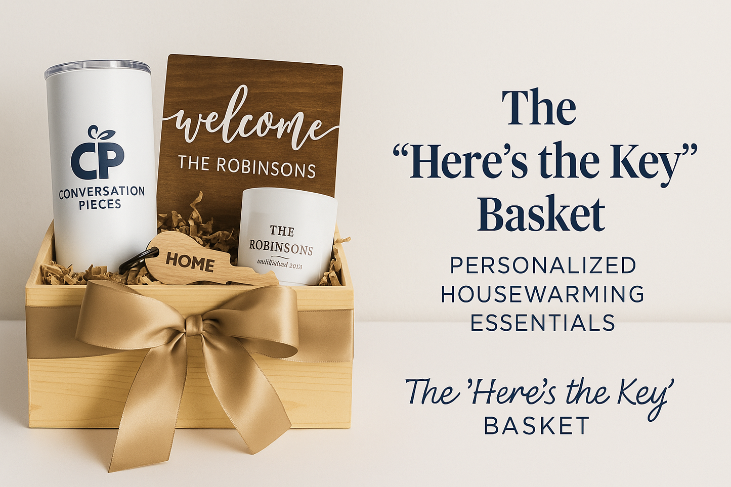 The “Here’s the Key” Realtor Gift Basket