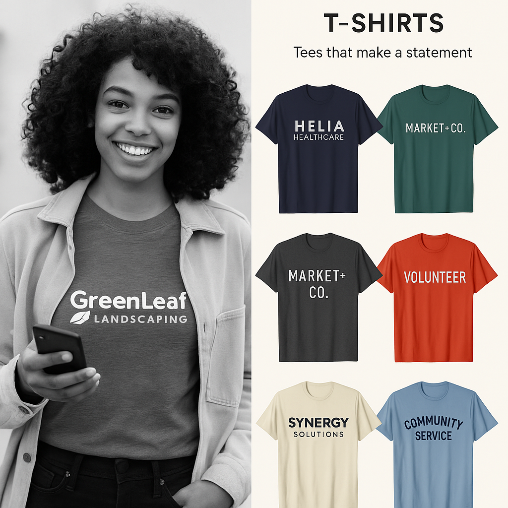 Custom Branded Company T-Shirts for Corporate Teams, Events & Promotions