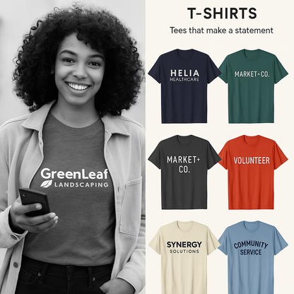 Custom Branded Company T-Shirts for Corporate Teams, Events & Promotions