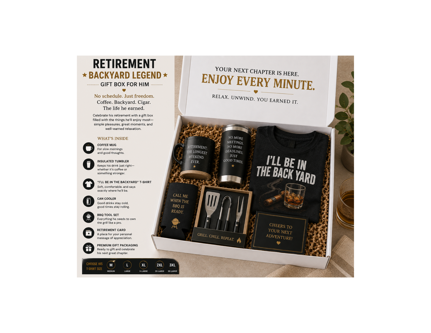 Backyard Legend Retirement Gift Box – For Him