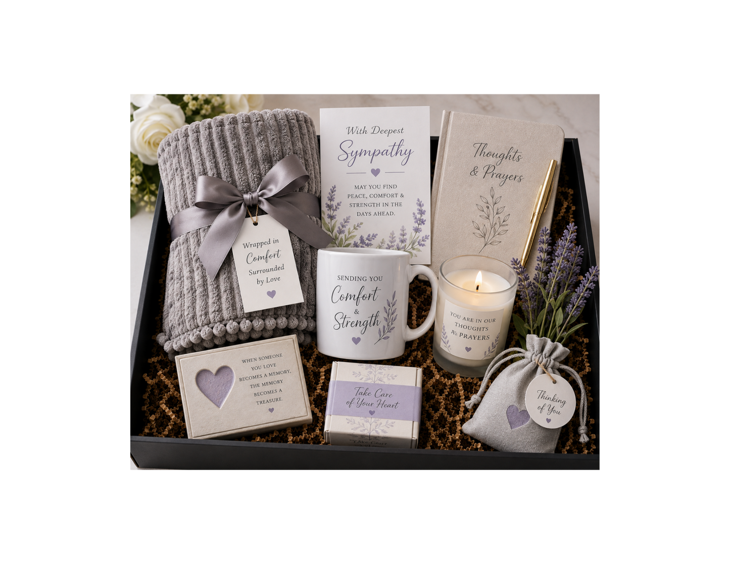 Sympathy Gift Box – Comfort & Strength Bereavement Care Package