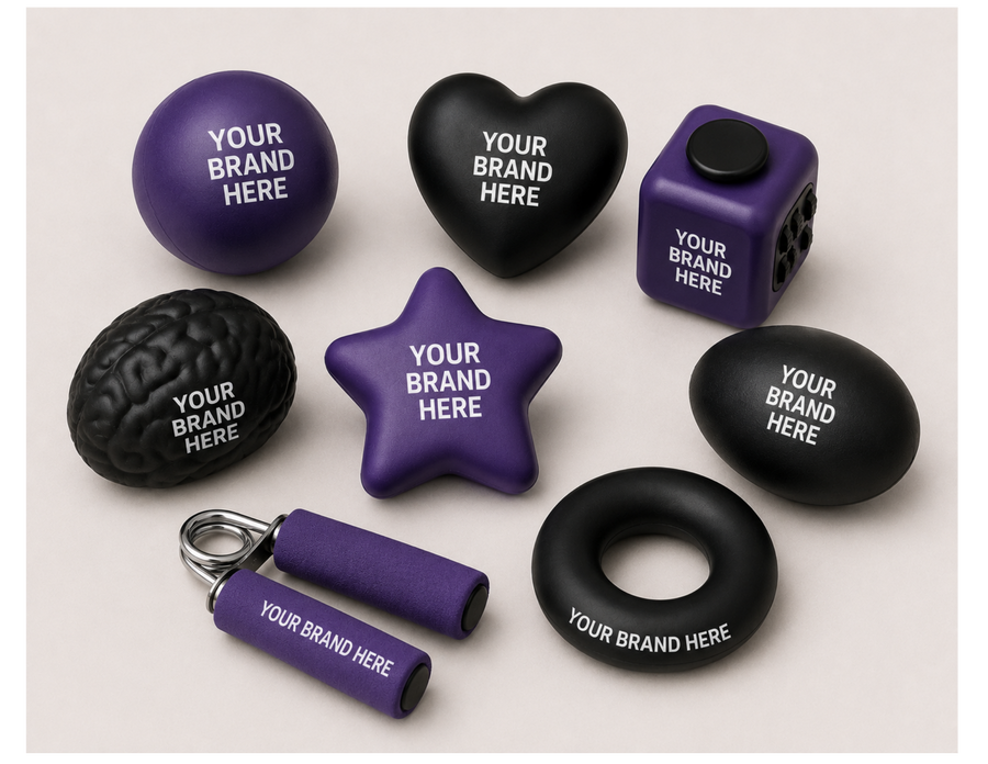 Promotional stress relievers and branded event giveaways