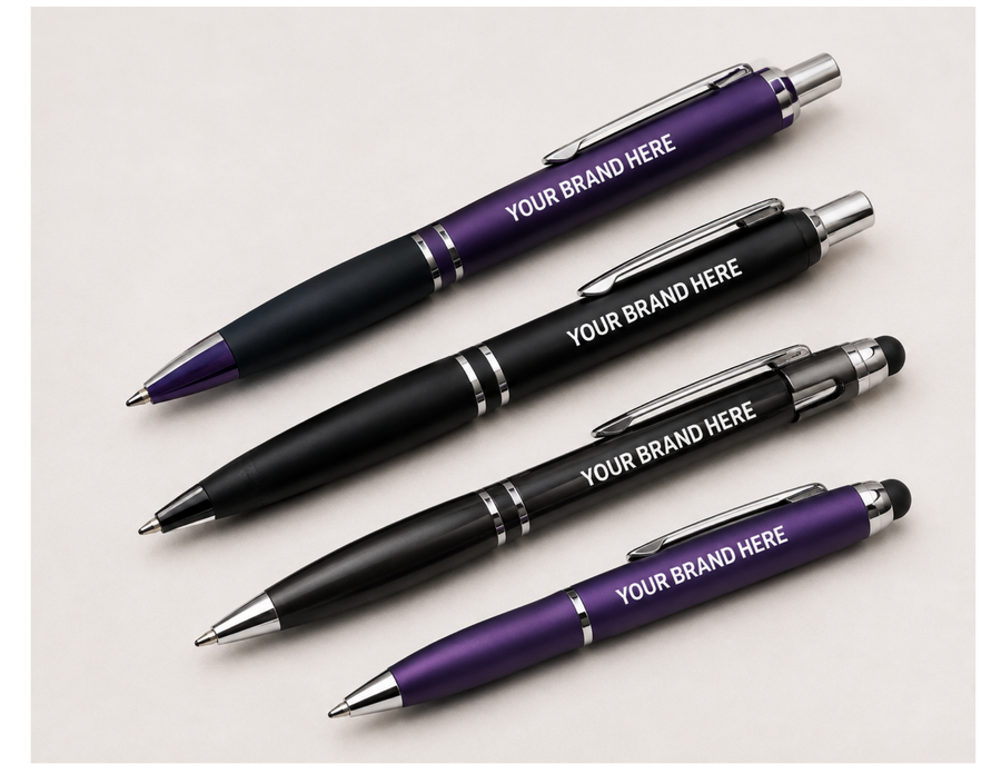 Custom branded pens and writing instruments for events