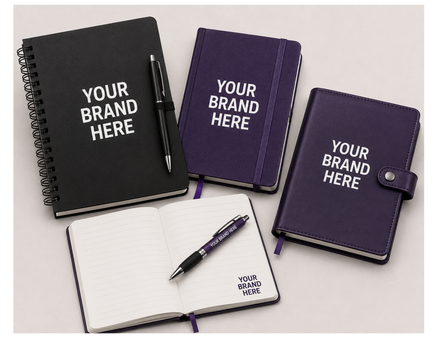Branded notebooks and journals for conferences and events