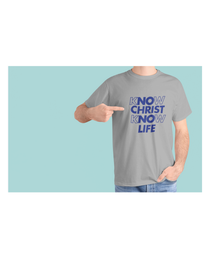 "Know Christ, Know Life" Tee – WTCWS Essentials (Available in All Colors & Sizes)