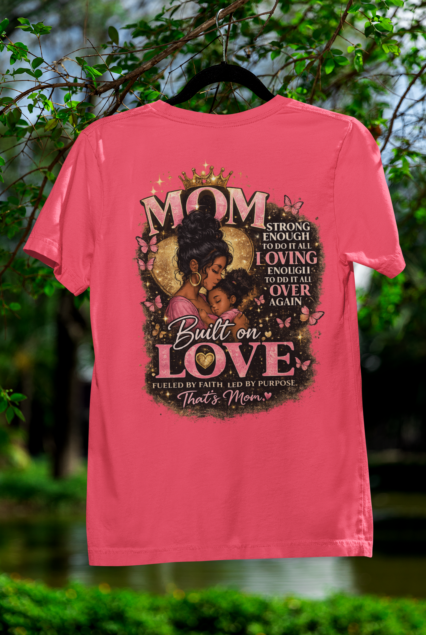 “Built on Love” Mom Gift Set 💖 T-Shirt & Mug Bundle (Plus Individual Options)