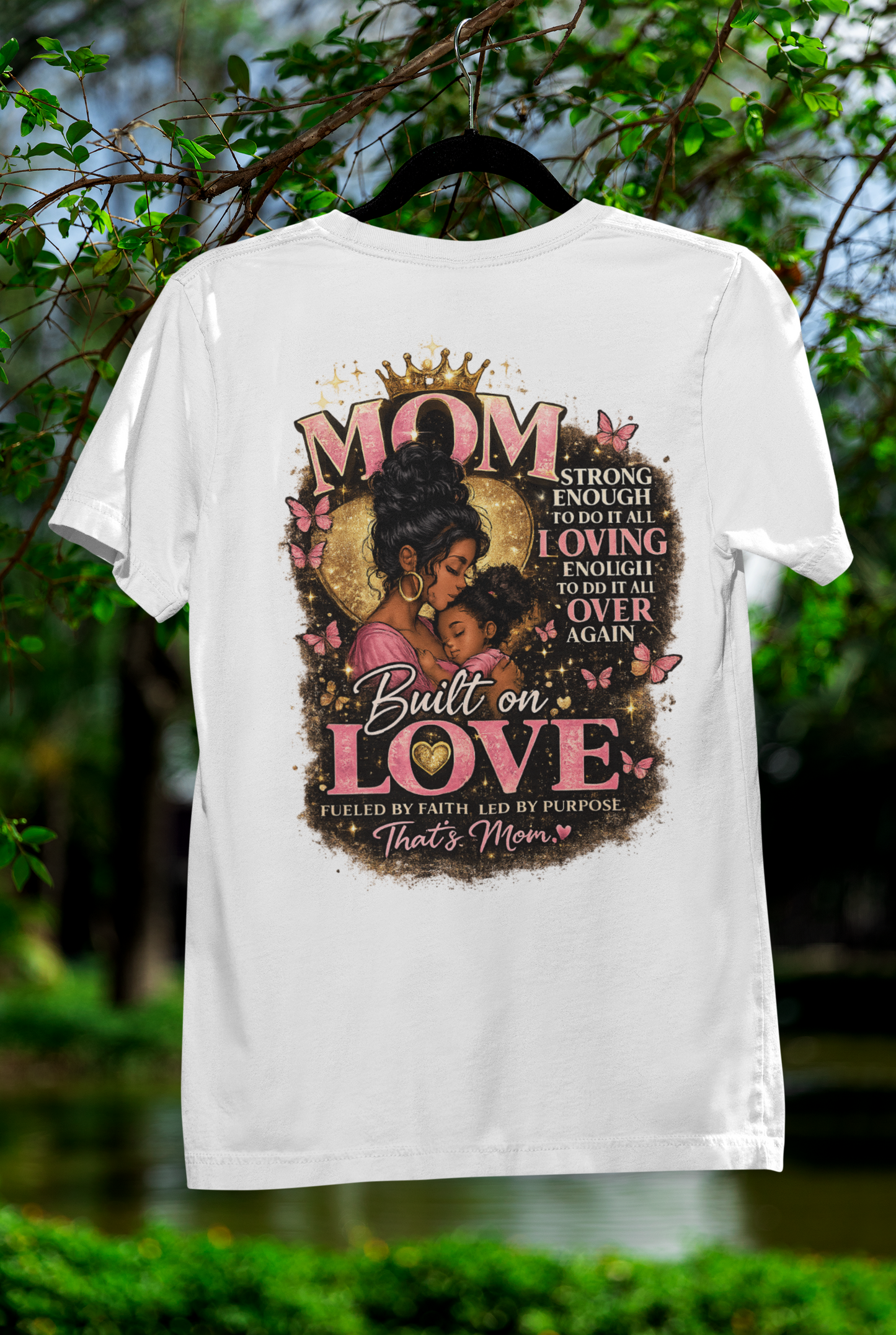 “Built on Love” Mom Gift Set 💖 T-Shirt & Mug Bundle (Plus Individual Options)