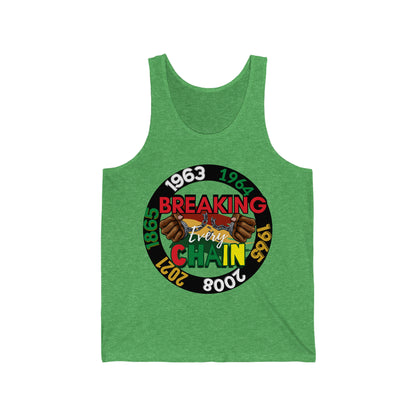 "Breaking Every Chain" Unisex Tank Top